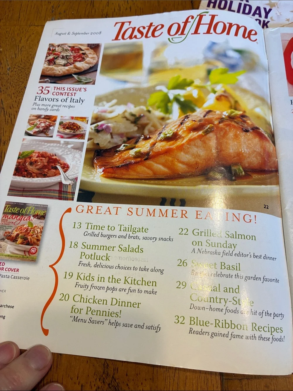 Lot of three Taste of Home cookbook Magazines